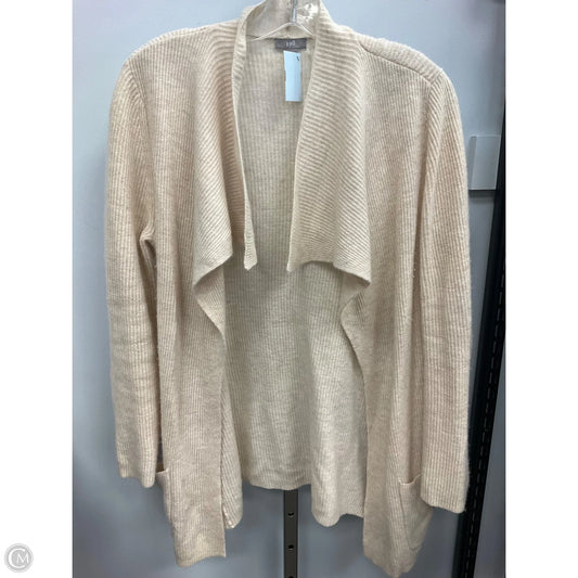 Sweater Cardigan By J. Jill In Tan, Size: M
