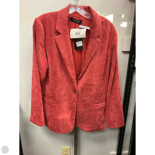 Blazer By Blue In Orange, Size: L