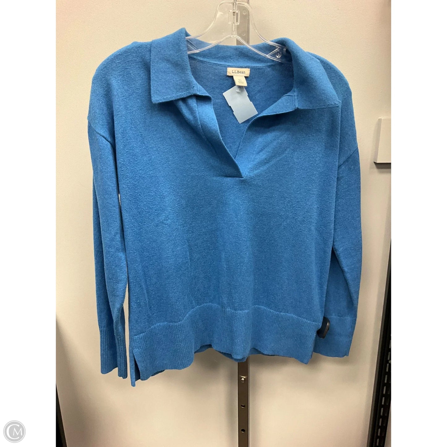 Top Long Sleeve By L.l. Bean In Blue, Size: Xs