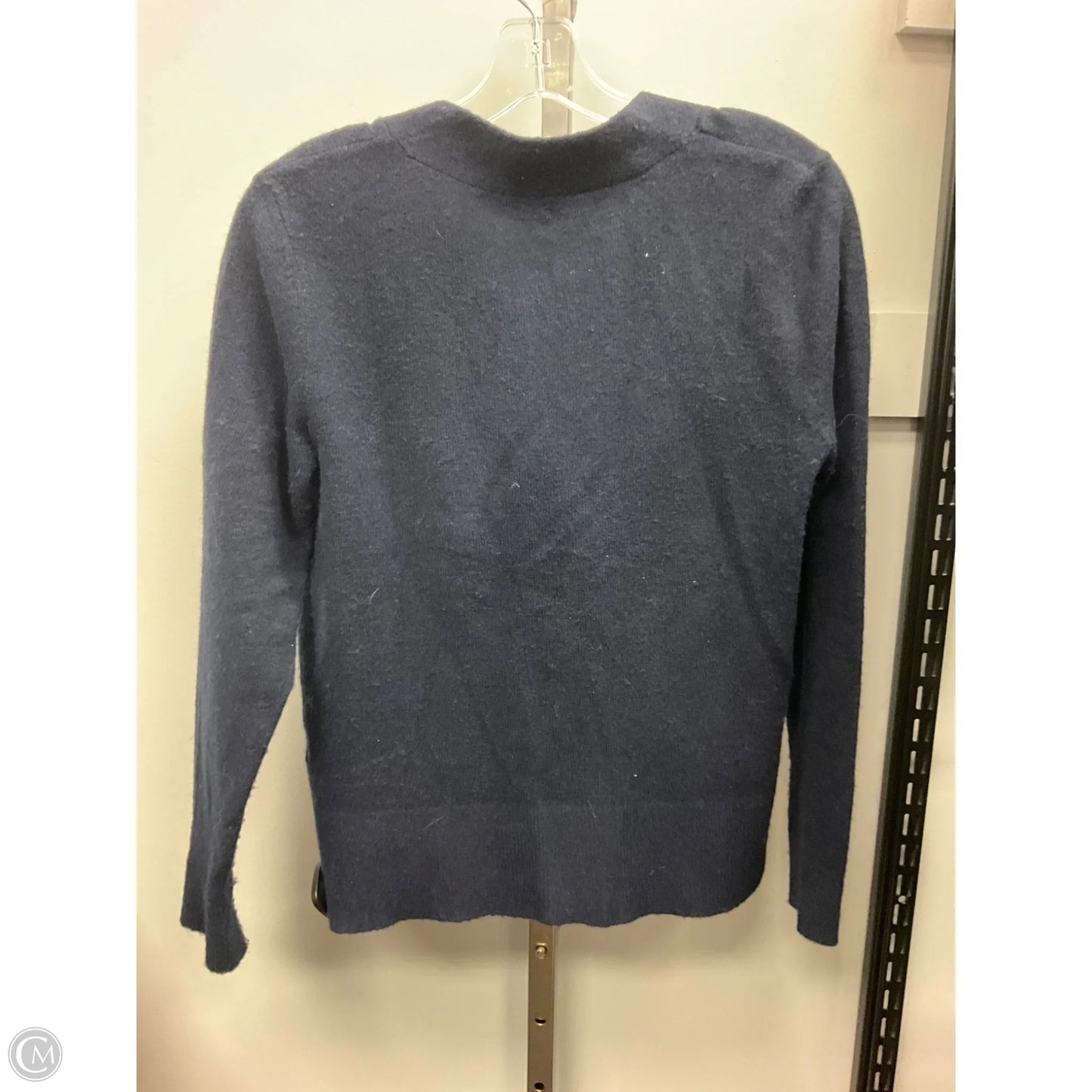 Sweater Cardigan By Talbots In Navy, Size: Mp