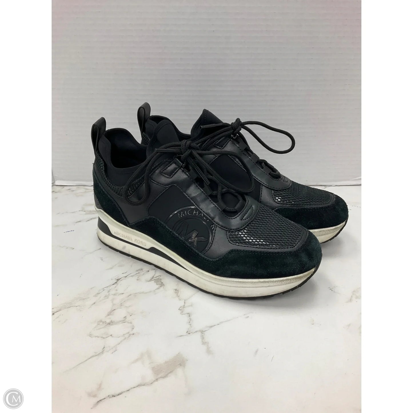 Shoes Designer By Michael Kors In Black, Size: 9