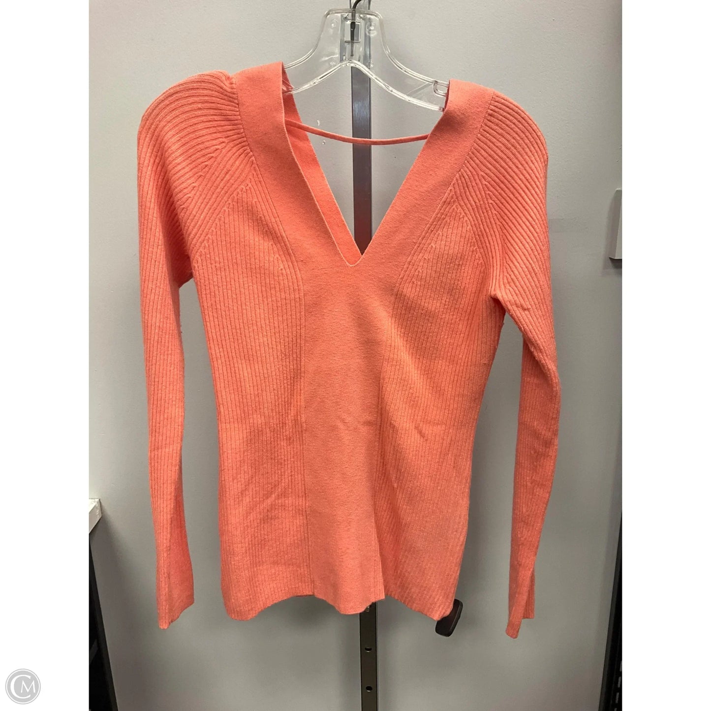 Top Long Sleeve By White House Black Market In Peach, Size: S