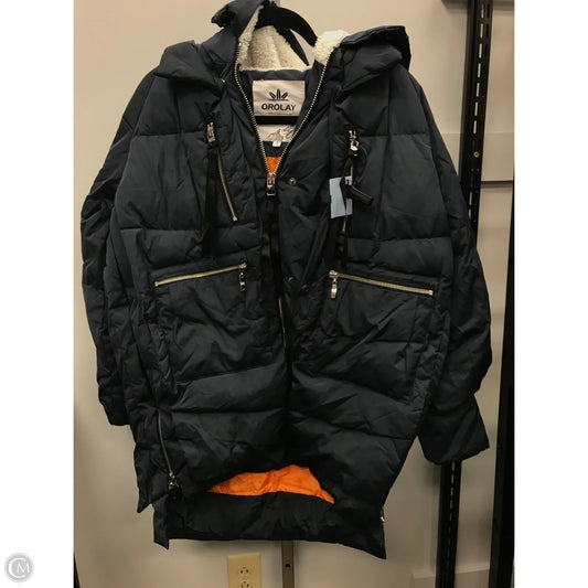 Coat Parka By Cmc In Navy, Size: S