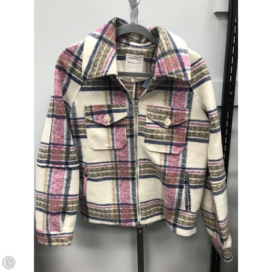 Jacket Other By Avec Les Filles In Plaid Pattern, Size: S