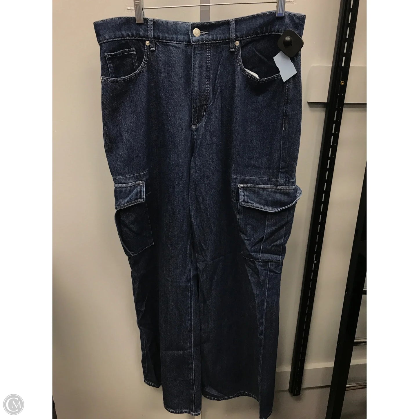 Jeans Wide Leg By Loft In Blue Denim, Size: 12