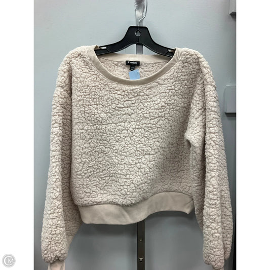 Sweater By Express In Cream, Size: M