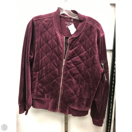 Jacket Other By Calvin Klein In Purple, Size: M