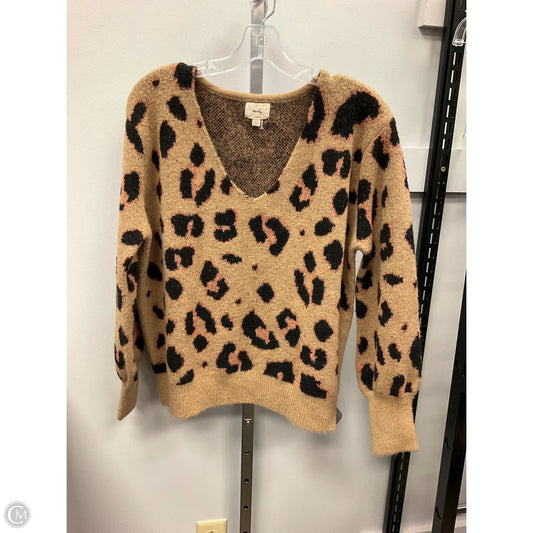 Sweater By Cmc In Animal Print, Size: L
