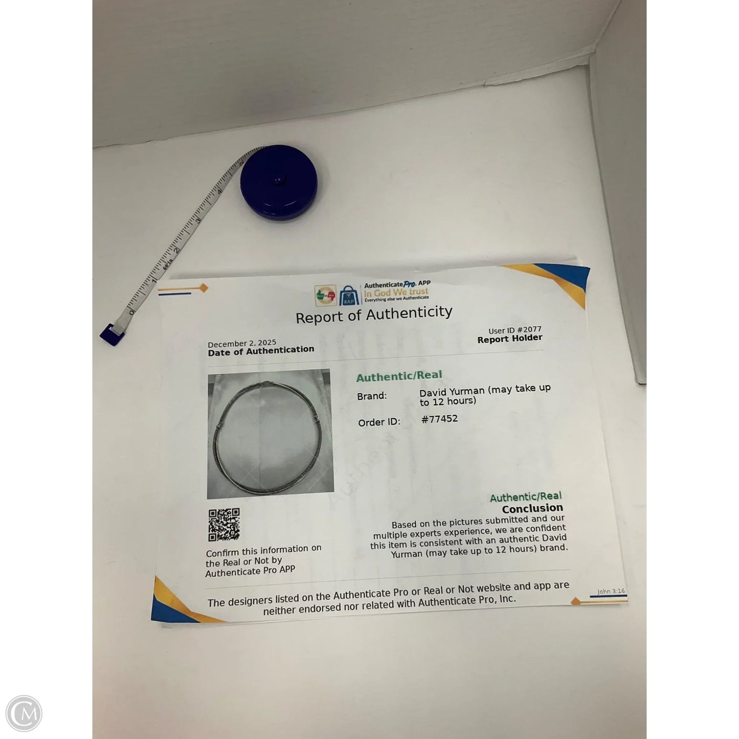 Necklace Luxury Designer By David Yurman