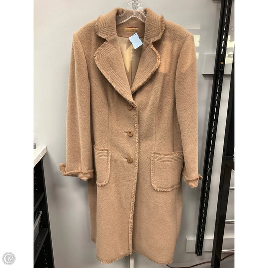 Coat Wool By Cmc In Tan, Size: Xl