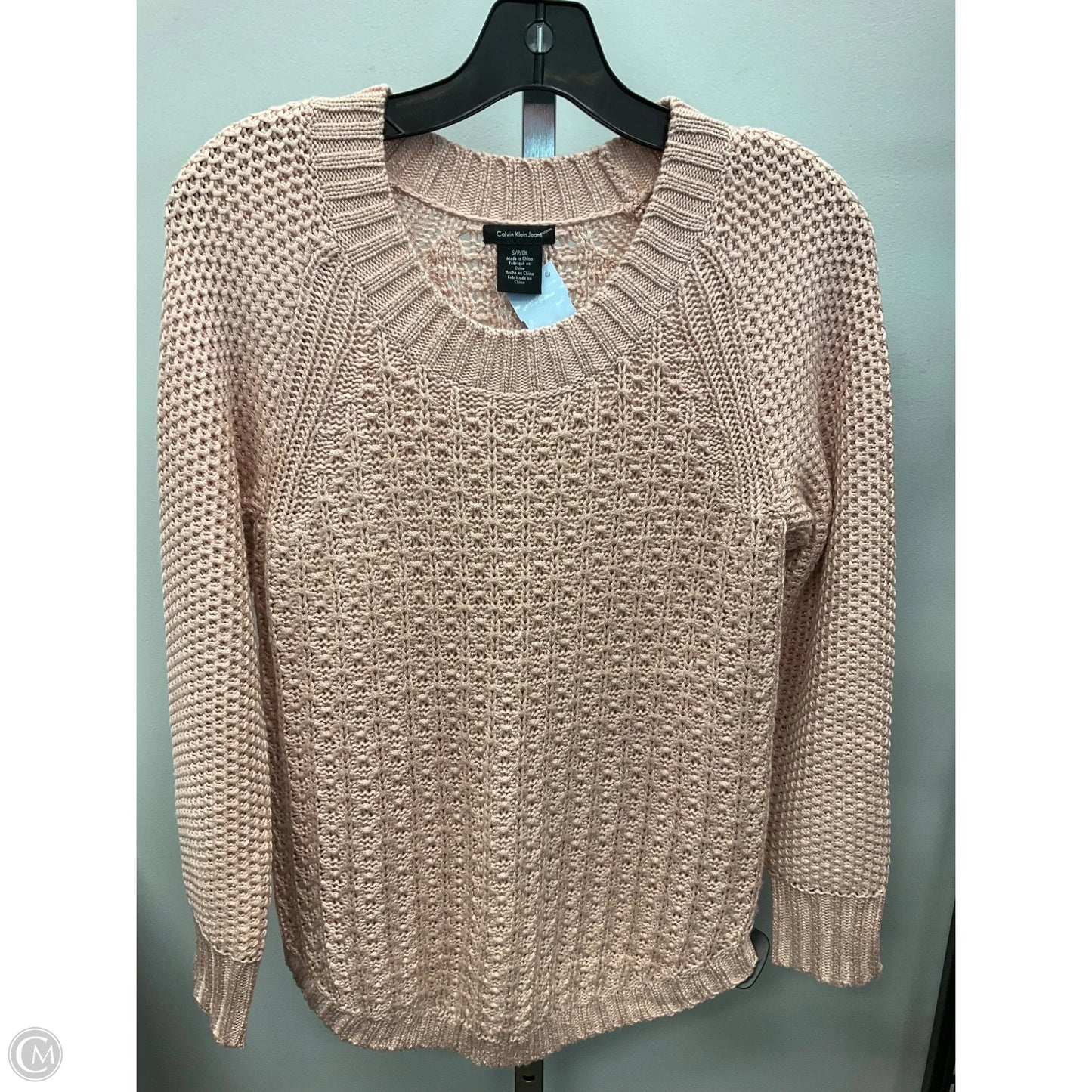 Sweater By Calvin Klein In Pink, Size: S