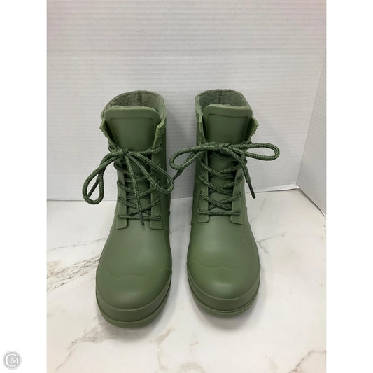 Boots Rain By Hunter In Green, Size: 8