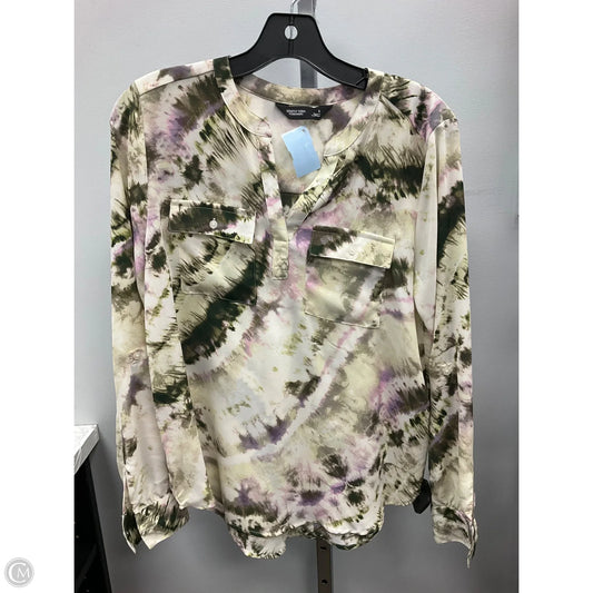 Top Long Sleeve By Simply Vera In Green & Purple, Size: S