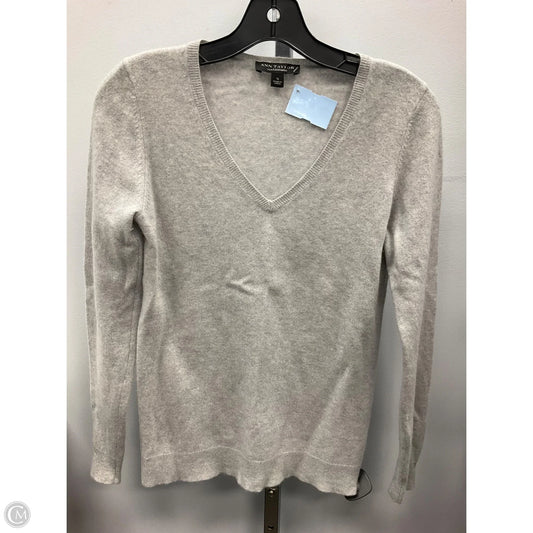 Sweater Cashmere By Ann Taylor In Grey, Size: S