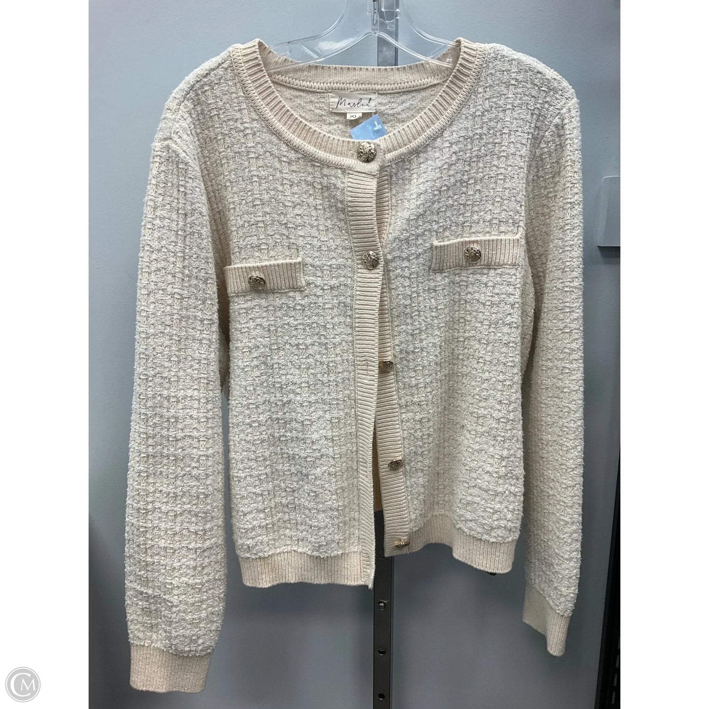 Sweater By Marled In Cream, Size: Xl