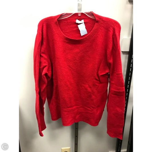 Sweater By J. Crew In Red, Size: Xl