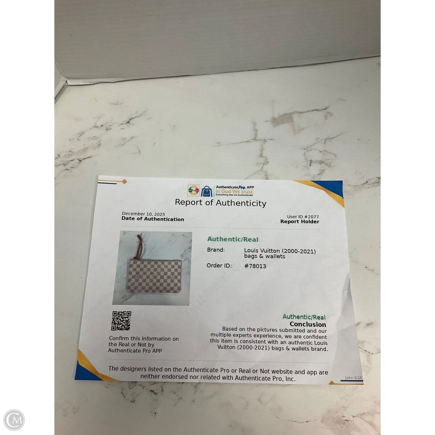 Accessory Luxury Designer Tag By Louis Vuitton