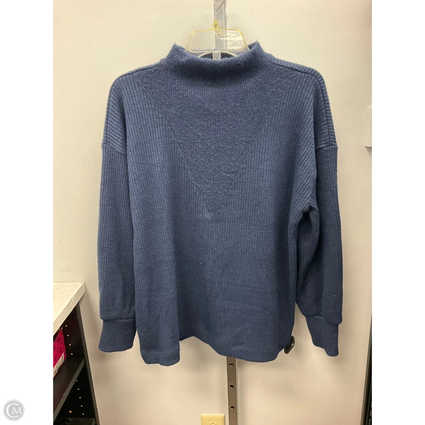 Sweater By Loft In Navy, Size: L