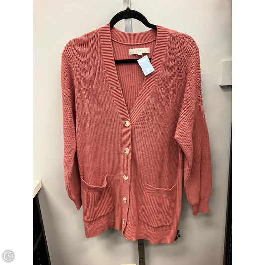 Sweater By Loft In Peach, Size: Xl
