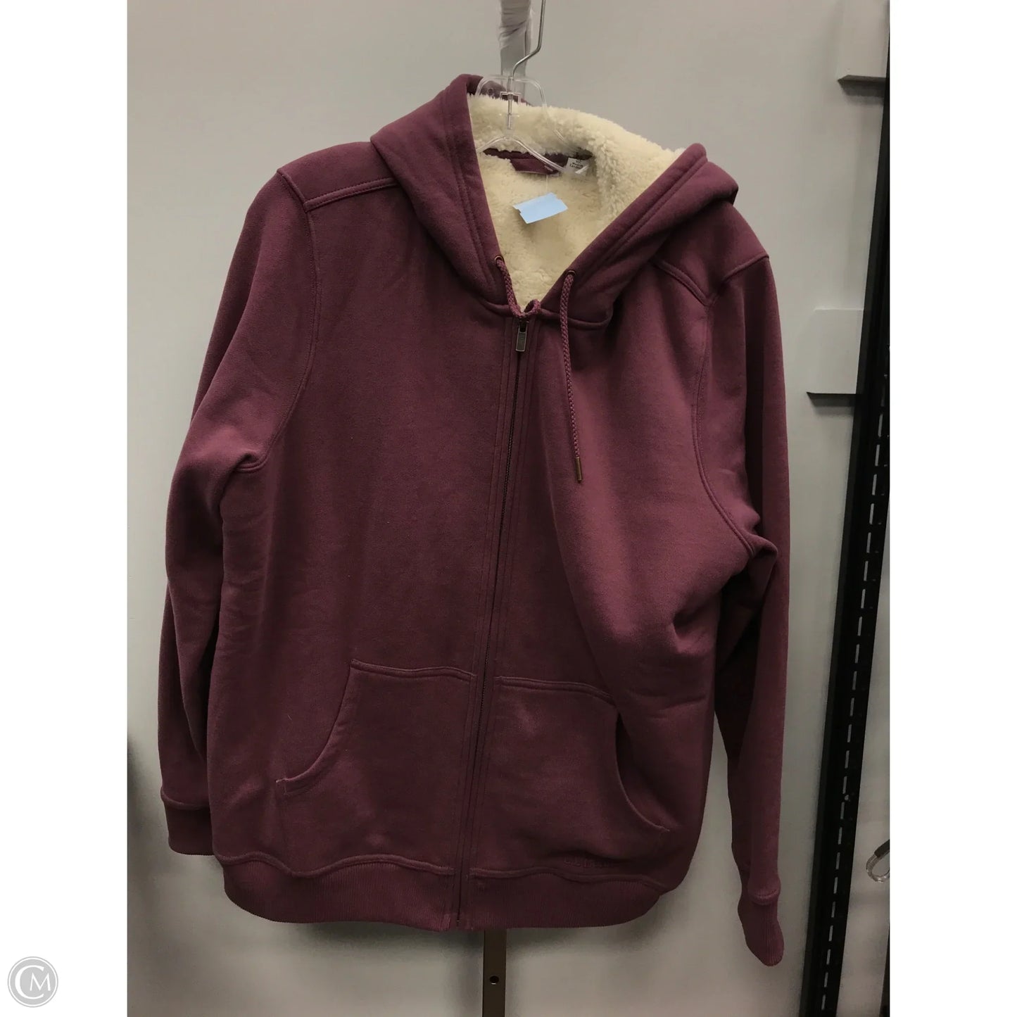 Sweatshirt Hoodie By L.l. Bean In Maroon, Size: Xl