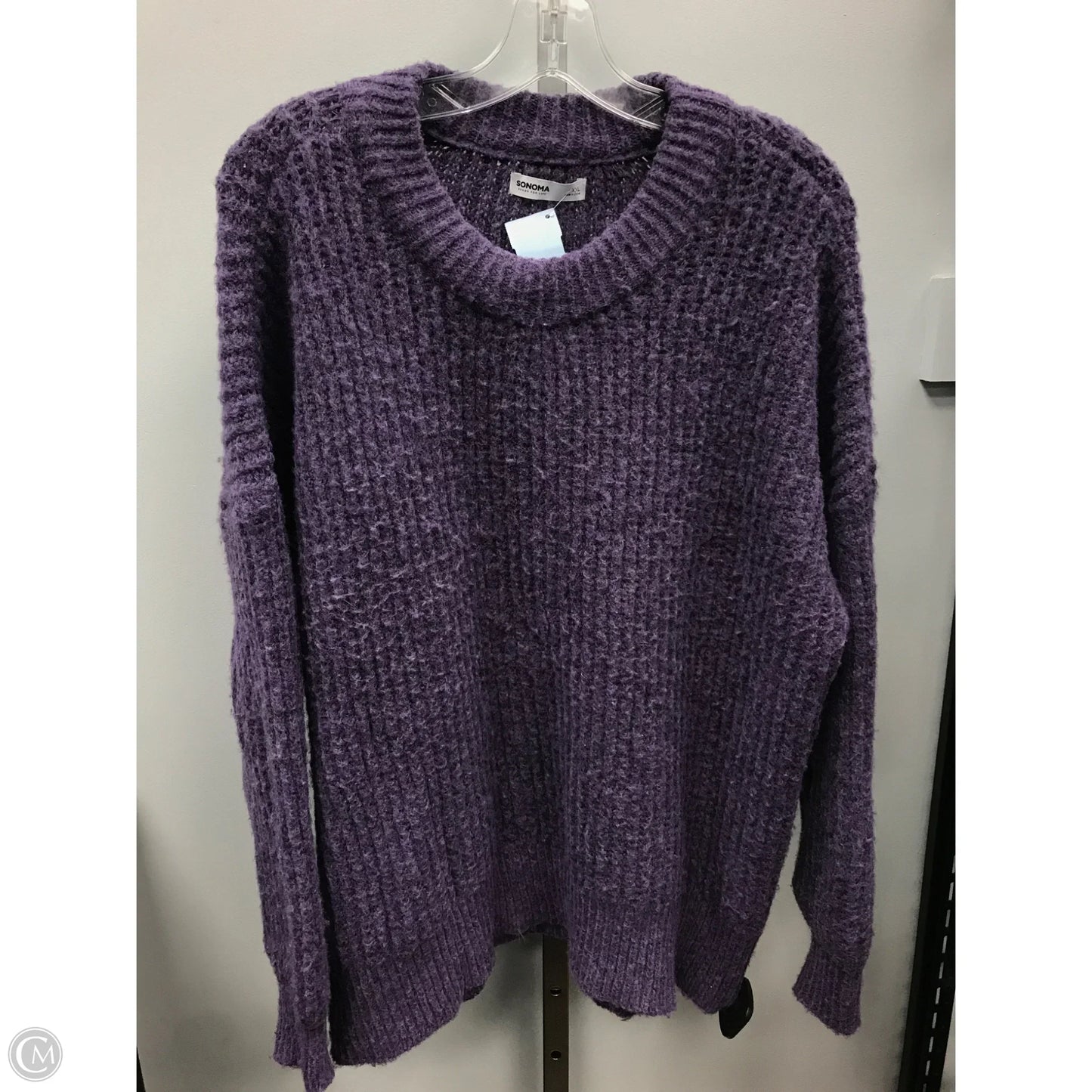 Sweater By Sonoma In Purple, Size: Xxl