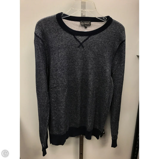 Top Long Sleeve By Express In Blue, Size: M