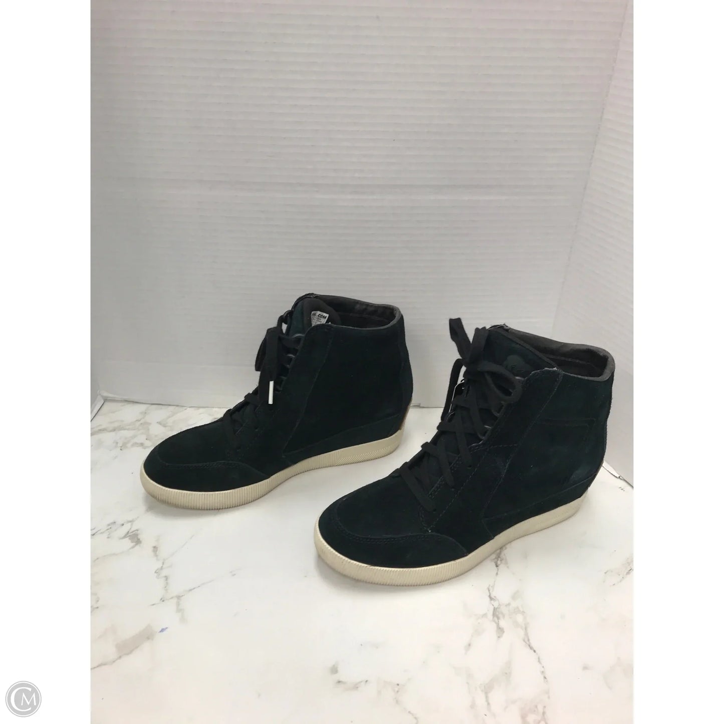 Boots Ankle Heels By Sorel In Black, Size: 8.5