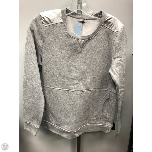 Sweatshirt Crewneck By Talbots In Grey, Size: S