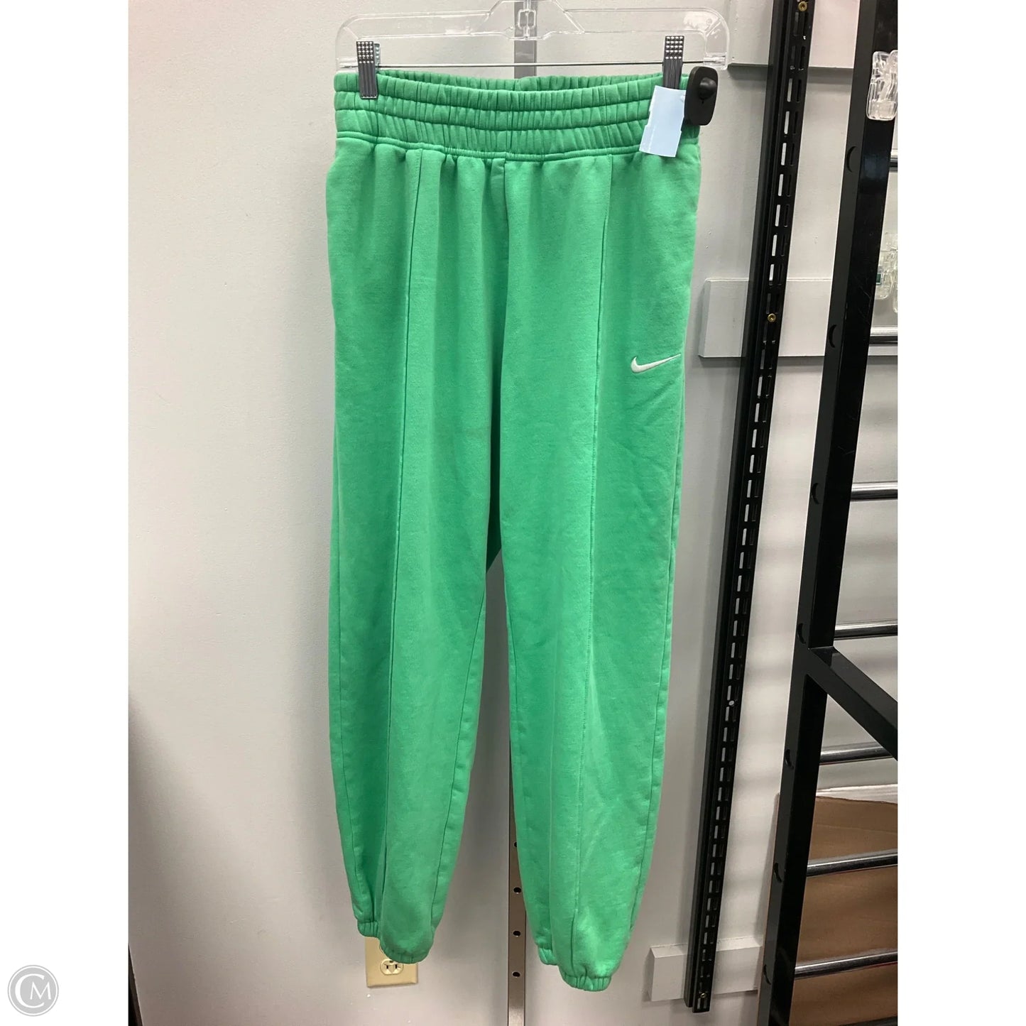 Athletic Pants By Nike In Green, Size: S