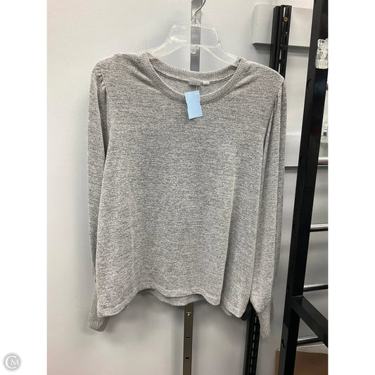 Top Long Sleeve By Gap In Grey, Size: Xl