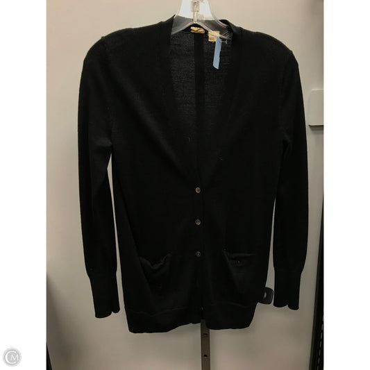 Sweater Cardigan By Gap In Black, Size: S