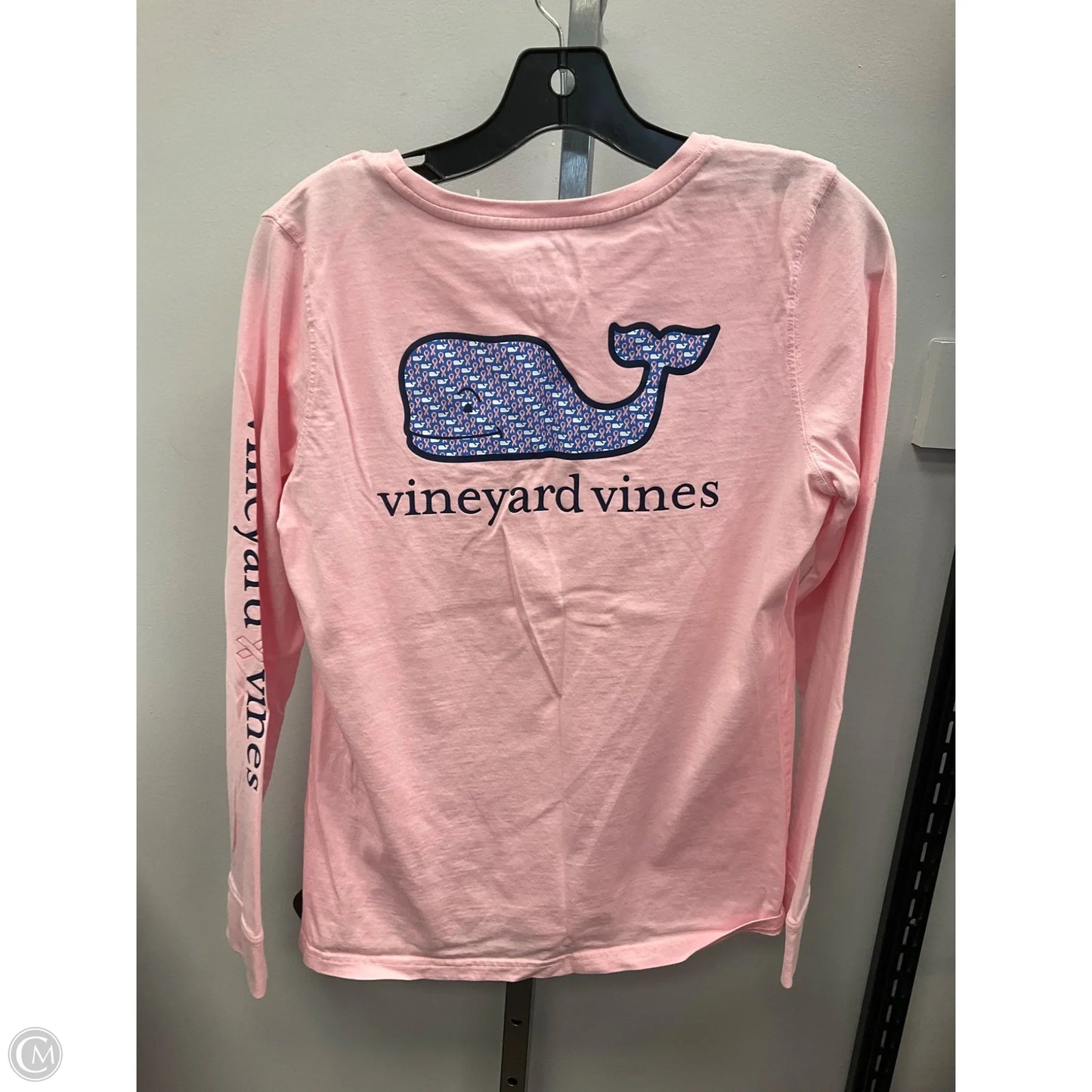 Top Long Sleeve By Vineyard Vines In Pink, Size: S