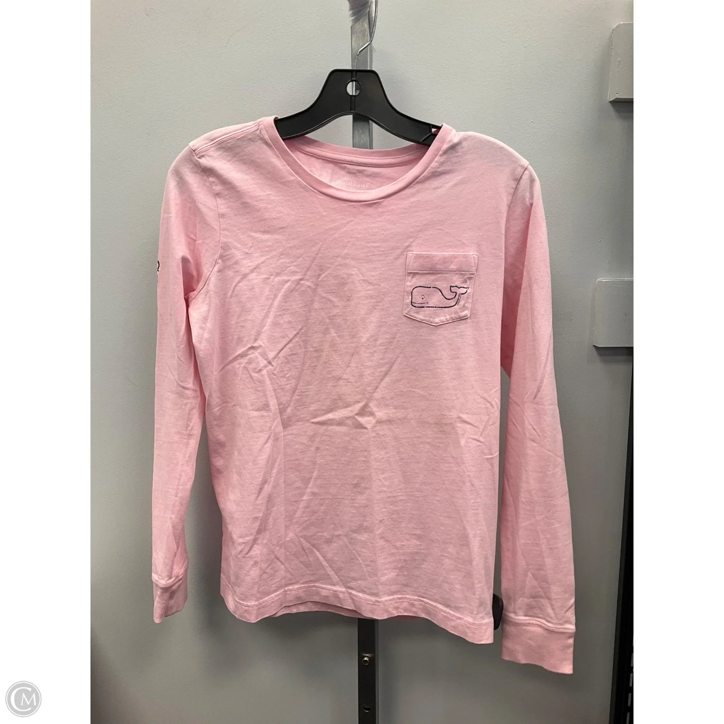 Top Long Sleeve By Vineyard Vines In Pink, Size: S