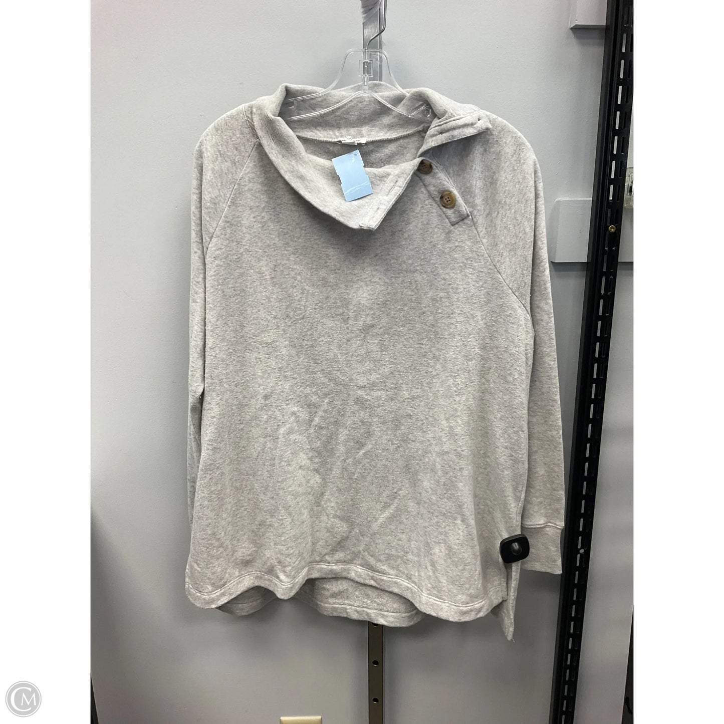 Top Long Sleeve By J. Crew In Grey, Size: L