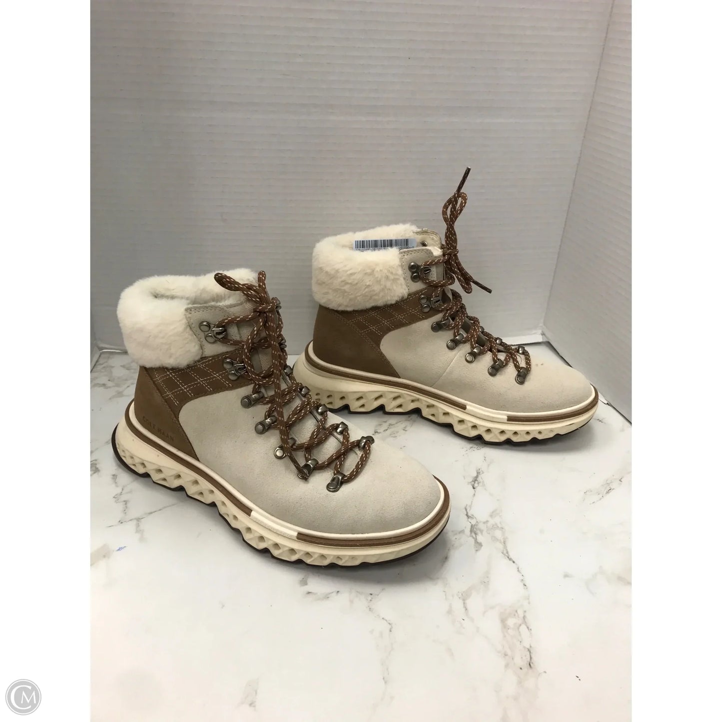 Boots Snow By Cole-haan In Beige, Size: 7.5