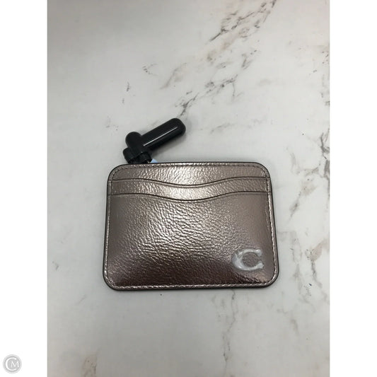 Id/card Holder Designer By Coach, Size: Small