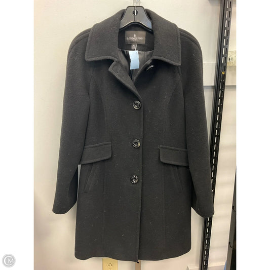 Coat Wool By London Fog In Black, Size: M