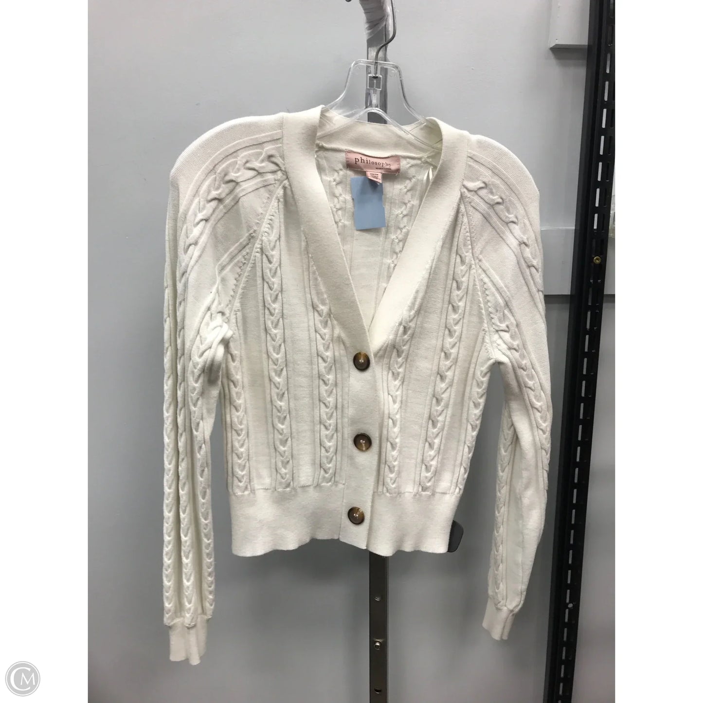 Sweater By Philosophy In White, Size: Xs