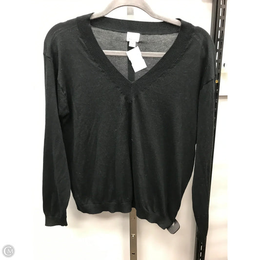 Top Long Sleeve By A New Day In Black, Size: S