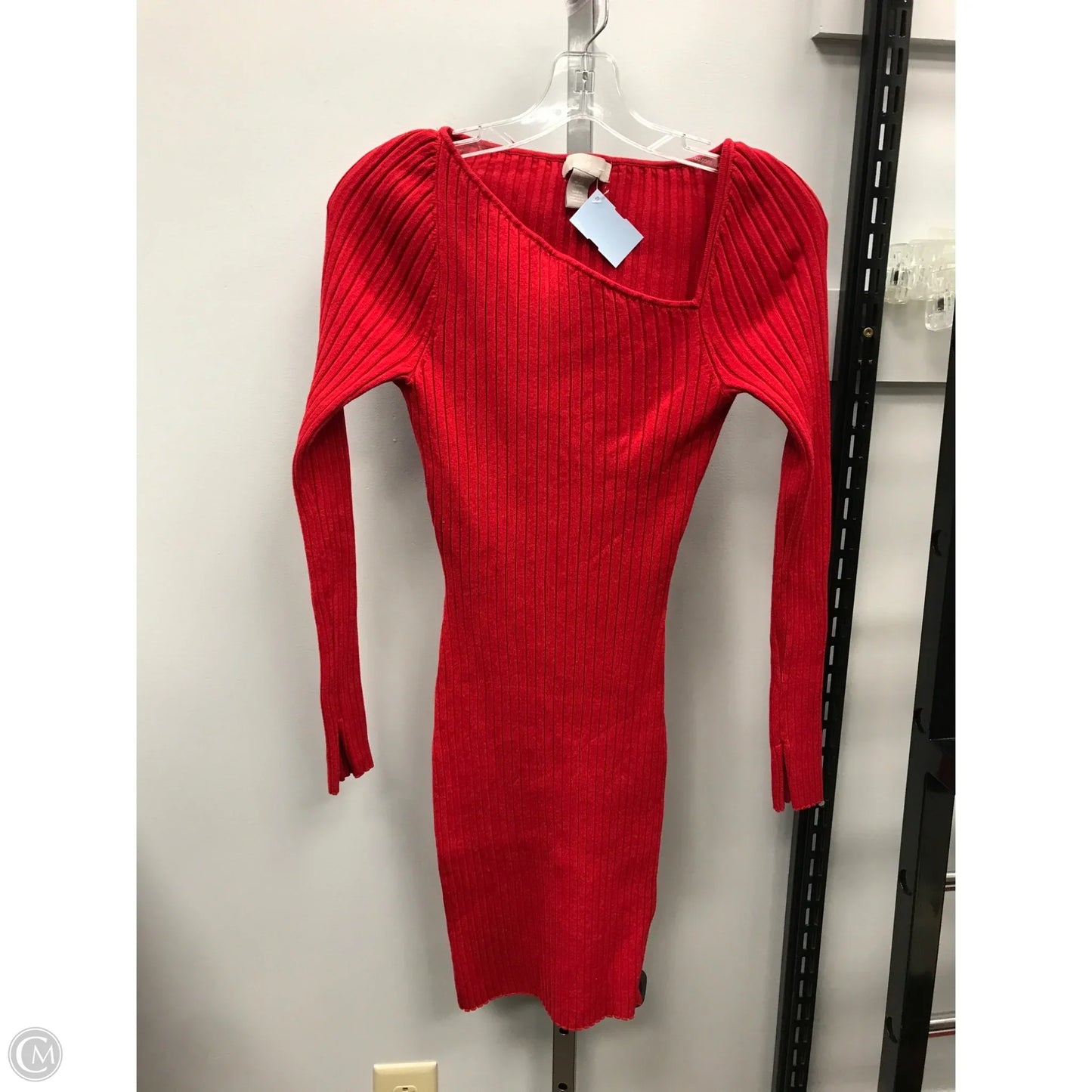 Dress Casual Short By H&m In Red, Size: Xs
