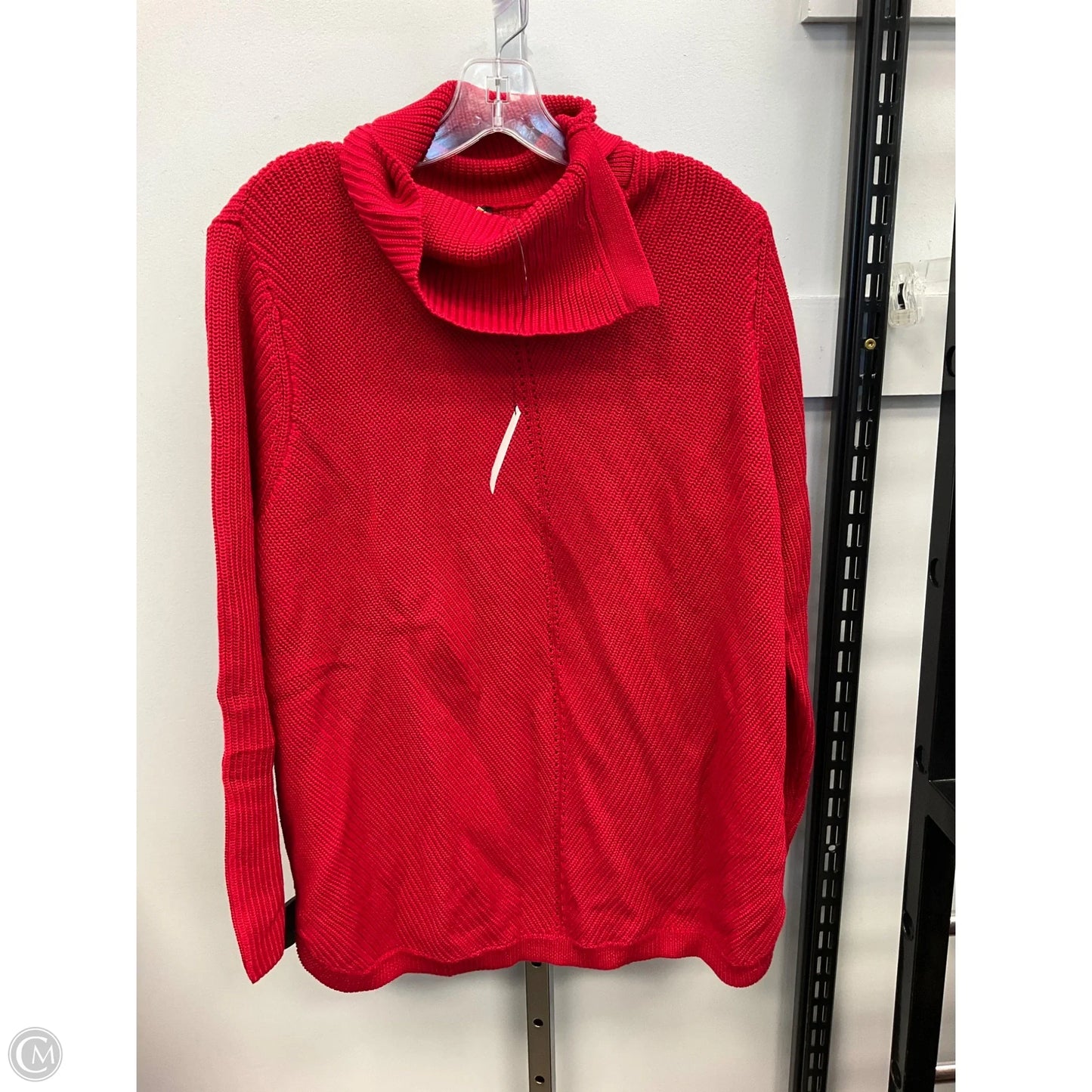 Sweater By Talbots In Red, Size: Xl