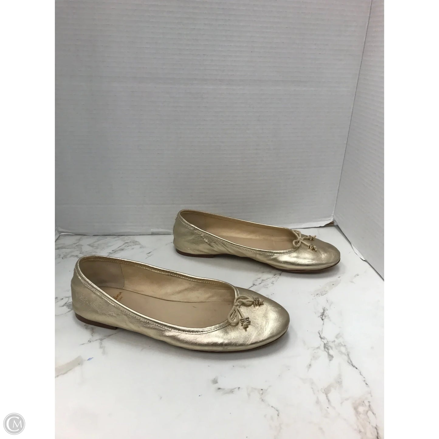 Shoes Flats By Sam Edelman In Gold, Size: 8