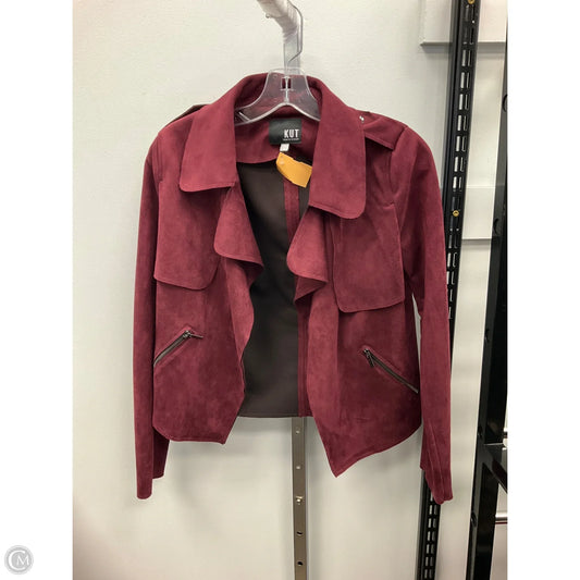 Blazer By Kut In Maroon, Size: Xs
