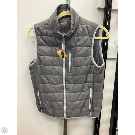 Vest Puffer & Quilted By Vineyard Vines In Grey, Size: L