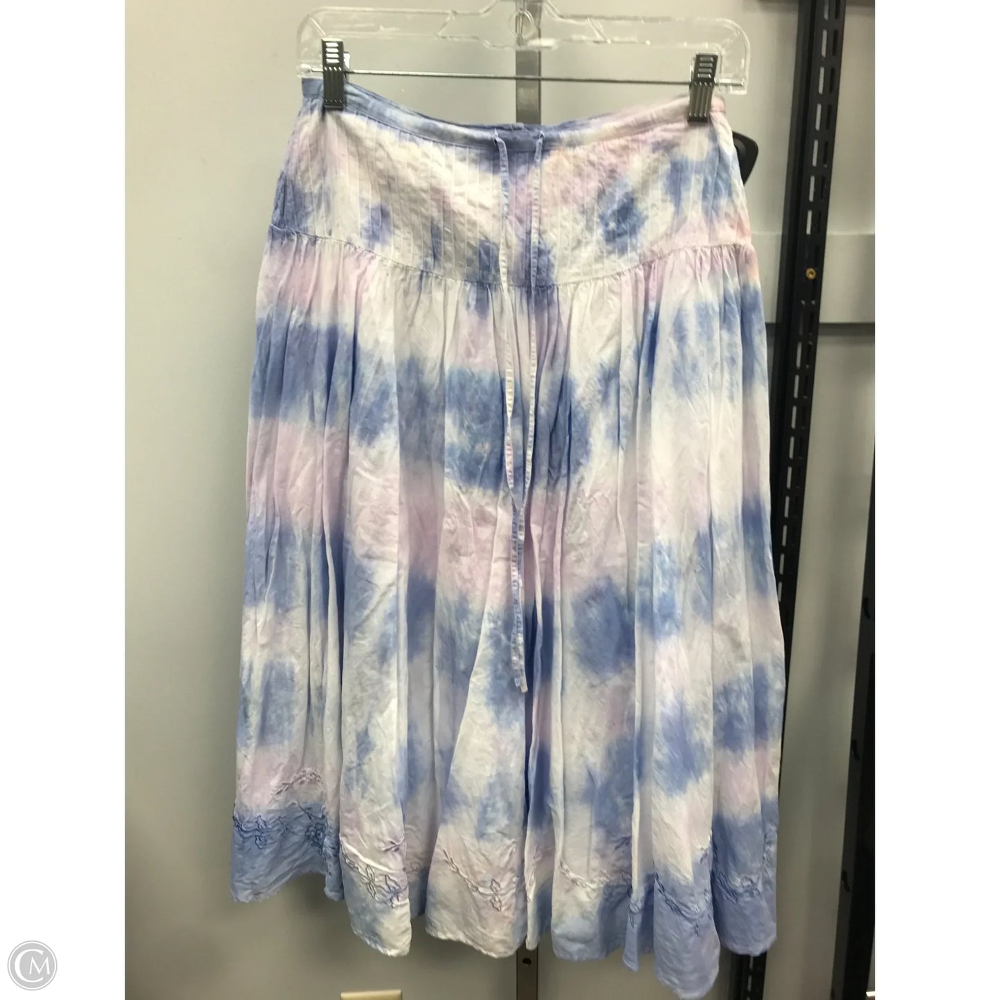 Skirt Midi By Ana In Blue & White, Size: 4p