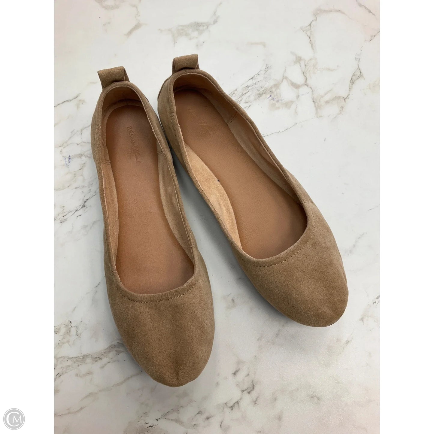 Shoes Flats By Universal Thread In Tan, Size: 11