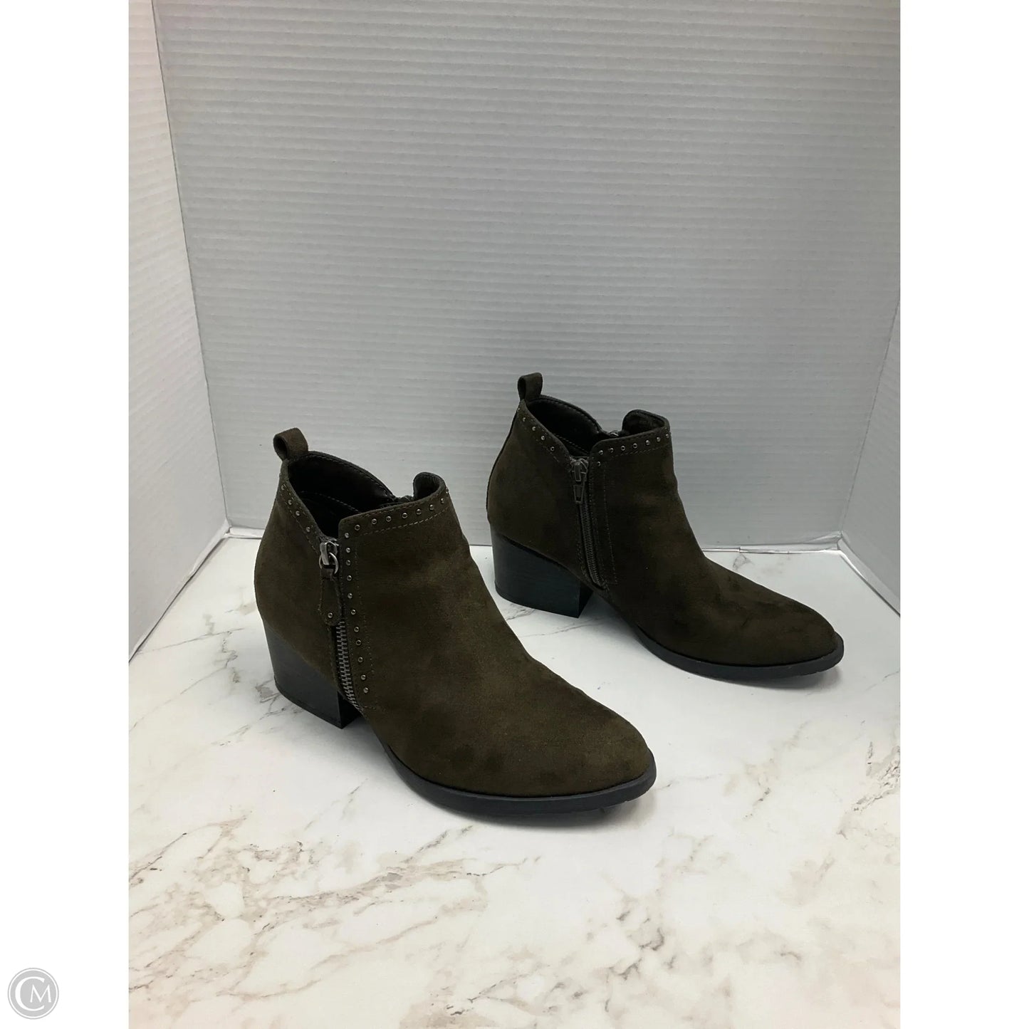 Boots Ankle Heels By Sonoma In Green, Size: 7.5