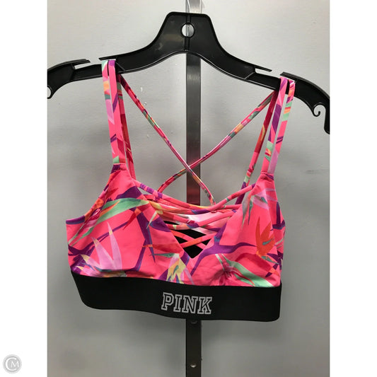 Athletic Bra By Pink In Multi-colored, Size: M