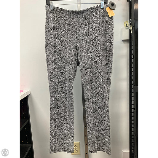 Pants Cropped By Express In Black & White, Size: M