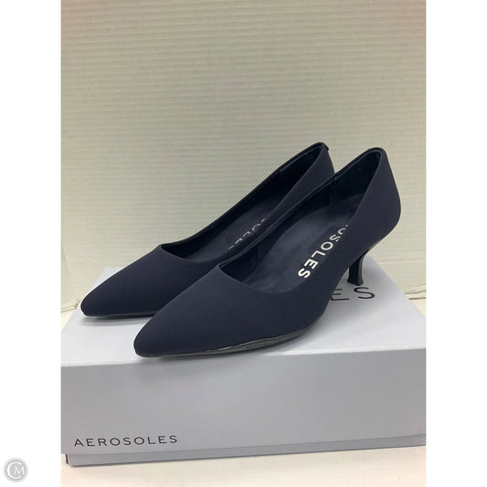Shoes Heels Kitten By Aerosoles In Navy, Size: 8.5